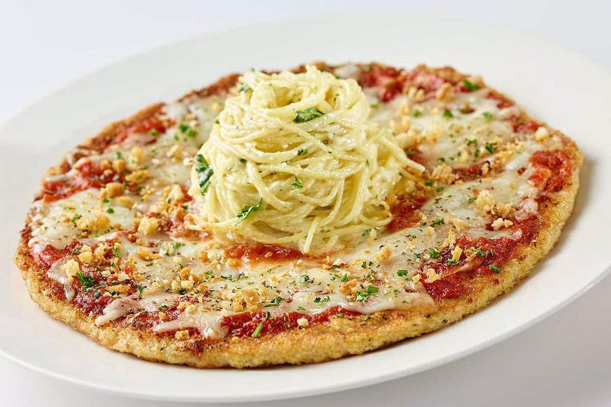 Chicken Parmesan Pizza Style - The Cheesecake Factory Menu Prices 2026